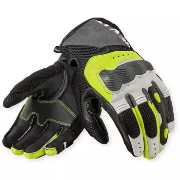 Rev'it Blaze Motorcycle мотоперчатки Light Grey Neon Yellow