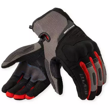 Rev'it Cavern Motorcycle мотоперчатки Grey Red