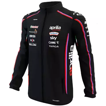 Ixon SF1 APRILIA 25 Black Neon Red Softshell Sweatshirt