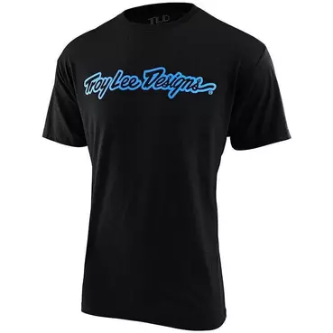 SIGNATURE футболка Troy Lee Designs Black Blue