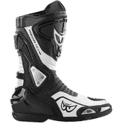 Berik Donington 1563-BK Black White Motorcycle Racing мотоботинки