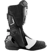 Berik Donington 1563-BK Black White Motorcycle Racing мотоботинки