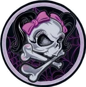 Нашивка Girl Skull Web 12 x 13