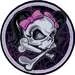 Нашивка Girl Skull Web 12 x 13