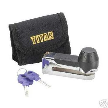 Замок противоугонный Oxford Titan, хром