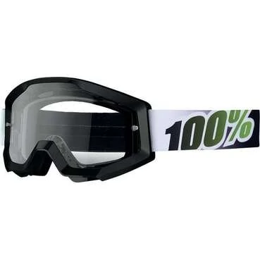 Очки 100% Strata Black Lime Прозрачные