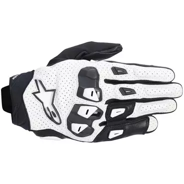 Alpinestars SP X 7 Leather Motorcycle мотоперчатки White Black