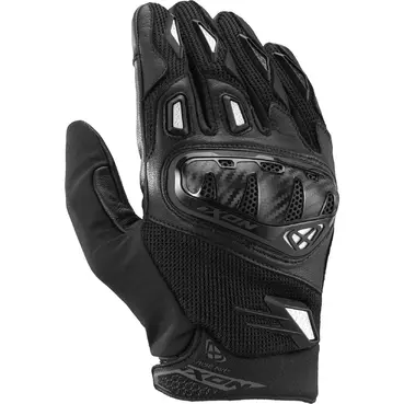 Ixon RISE AIR 2 Leather Motorcycle мотоперчатки Black White