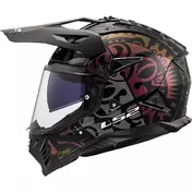 LS2 MX702 PIONEER 2 RANGI Off-Road Full Face Motorcycle Мотошлем Black