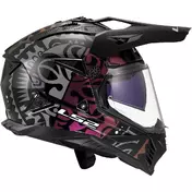LS2 MX702 PIONEER 2 RANGI Off-Road Full Face Motorcycle Мотошлем Black
