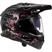 LS2 MX702 PIONEER 2 RANGI Off-Road Full Face Motorcycle Мотошлем Black