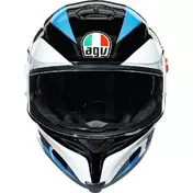 Full Face Motorcycle Мотошлем AGV K5 S Multi CORE Black Light Blue Yellow Fluo
