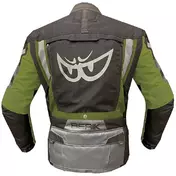 Motorcycle мотокуртка in Berik 2.0 Technical Fabric NJ-203328 Adventure Touring Black Green