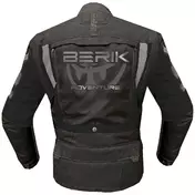 Motorcycle мотокуртка in Berik 2.0 Technical Fabric NJ-203328 Adventure Touring Black