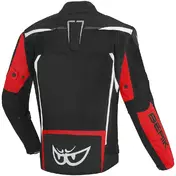 Berik 2.0 NJ-183330 Technical Fabric Motorcycle мотокуртка Black Red Fluo