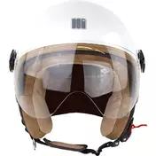 Motocubo 721 ANT White Motorcycle Jet Мотошлем