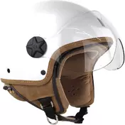 Motocubo 721 ANT White Motorcycle Jet Мотошлем