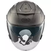 Motorcycle Мотошлем Jet Premier JT5 U17BM Titanium Matt