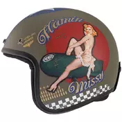 Premier Custom Jet Motorcycle Мотошлем CLASSIC PIN UP MILY BM