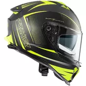 Premier Integral Motorcycle Мотошлем TYPHOON FRY9BM Matt Black Yellow Fluo