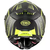 Premier Integral Motorcycle Мотошлем TYPHOON FRY9BM Matt Black Yellow Fluo