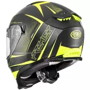 Premier Integral Motorcycle Мотошлем TYPHOON FRY9BM Matt Black Yellow Fluo