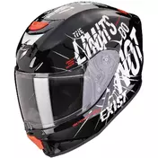 Scorpion EXO-JNR BOUM Full Face Child Motorcycle Мотошлем Black White