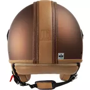 Motocubo 722 TOP ANT Jet Motorcycle Мотошлем Leather визор Helicopter Tobacco (22.06)