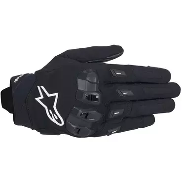 Alpinestars SP X 3 Leather Motorcycle мотоперчатки Black White