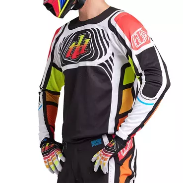 Troy Lee Designs Se Pro Wavez Jersey Black Черный