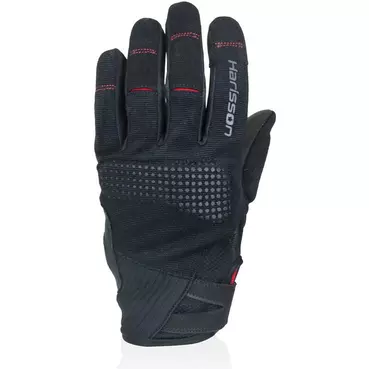 Harisson RIO Summer Motorcycle мотоперчатки Black Red