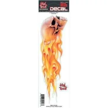 Наклейки Flaming Skulls правая