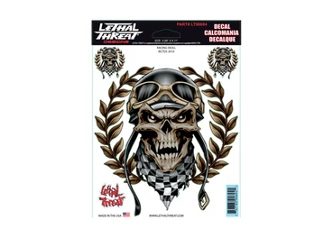 Наклейка Racing Skull