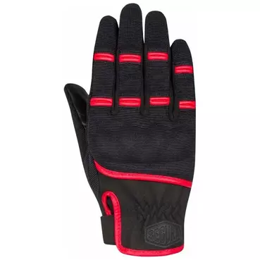 SEGURA Palmer woman summer gloves Красно-черный