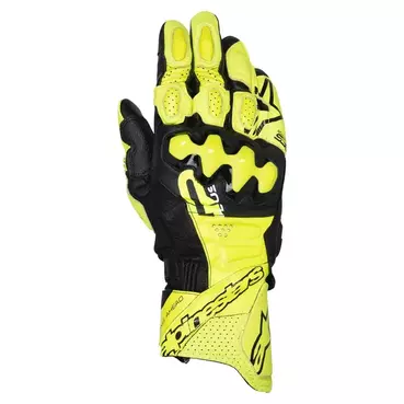 ALPINESTARS GP Plus R V3 leather gloves Yellow Fluo / Black