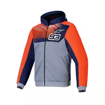 Alpinestars Mm93 Chrome V2 Sport худи Red Fluo Серый