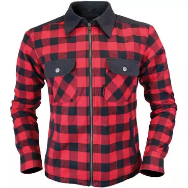 Harisson RANGER LADY Women's Motorcycle Overshirt Black Red