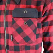 Harisson RANGER LADY Women's Motorcycle Overshirt Black Red