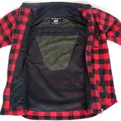 Harisson RANGER LADY Women's Motorcycle Overshirt Black Red