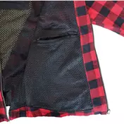 Harisson RANGER LADY Women's Motorcycle Overshirt Black Red