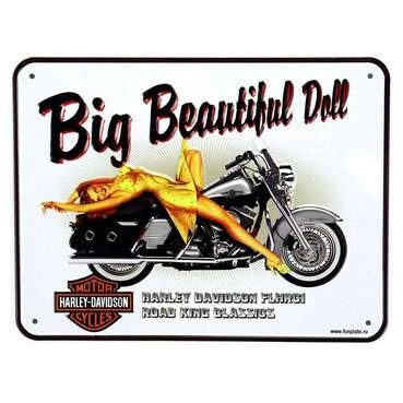 Табличка - Harley-davidson (big Beautiful Doll) (170х220)