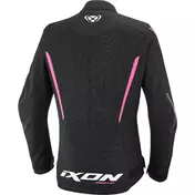 Ixon STRIKER 2 AIR WP L Women's Motorcycle мотокуртка Black Bright Pink