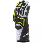 Clover GTS-3 Summer Motorcycle мотоперчатки White Black Yellow