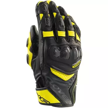Clover RSC-4 SPORT Motorcycle мотоперчатки Black Yellow