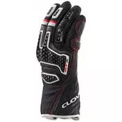 Clover GTS-3 Summer Motorcycle мотоперчатки Black White