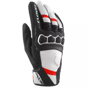 Clover AIRTOUCH 2 Summer Motorcycle мотоперчатки White Red