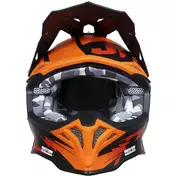 Moto Cross Enduro Мотошлем Just1 J39 Poseidon Fluo Orange Red Black