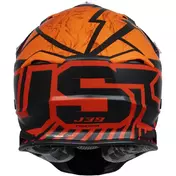 Moto Cross Enduro Мотошлем Just1 J39 Poseidon Fluo Orange Red Black