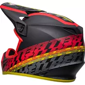 Cross Enduro Motorcycle Мотошлем Bell MX-9 MIPS OFFSET Black Red Matt