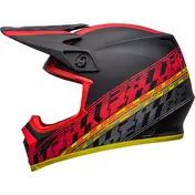 Cross Enduro Motorcycle Мотошлем Bell MX-9 MIPS OFFSET Black Red Matt